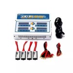 EV-PEAK CQ3 10A 4*100W 110-240V 4 Channel Balance Battery Charger for UAV Accessories
